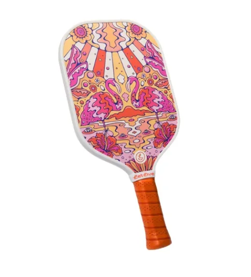 Let Live Pickleball Twin Flamingos